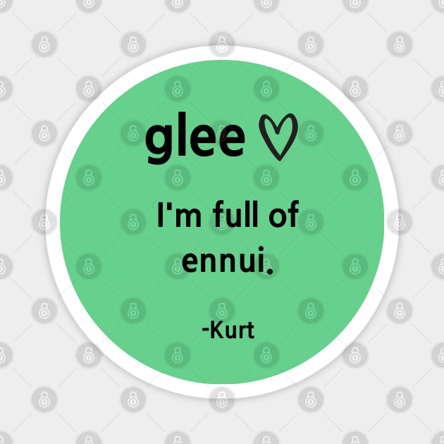 Glee /Kurt Magnet by Said with wit